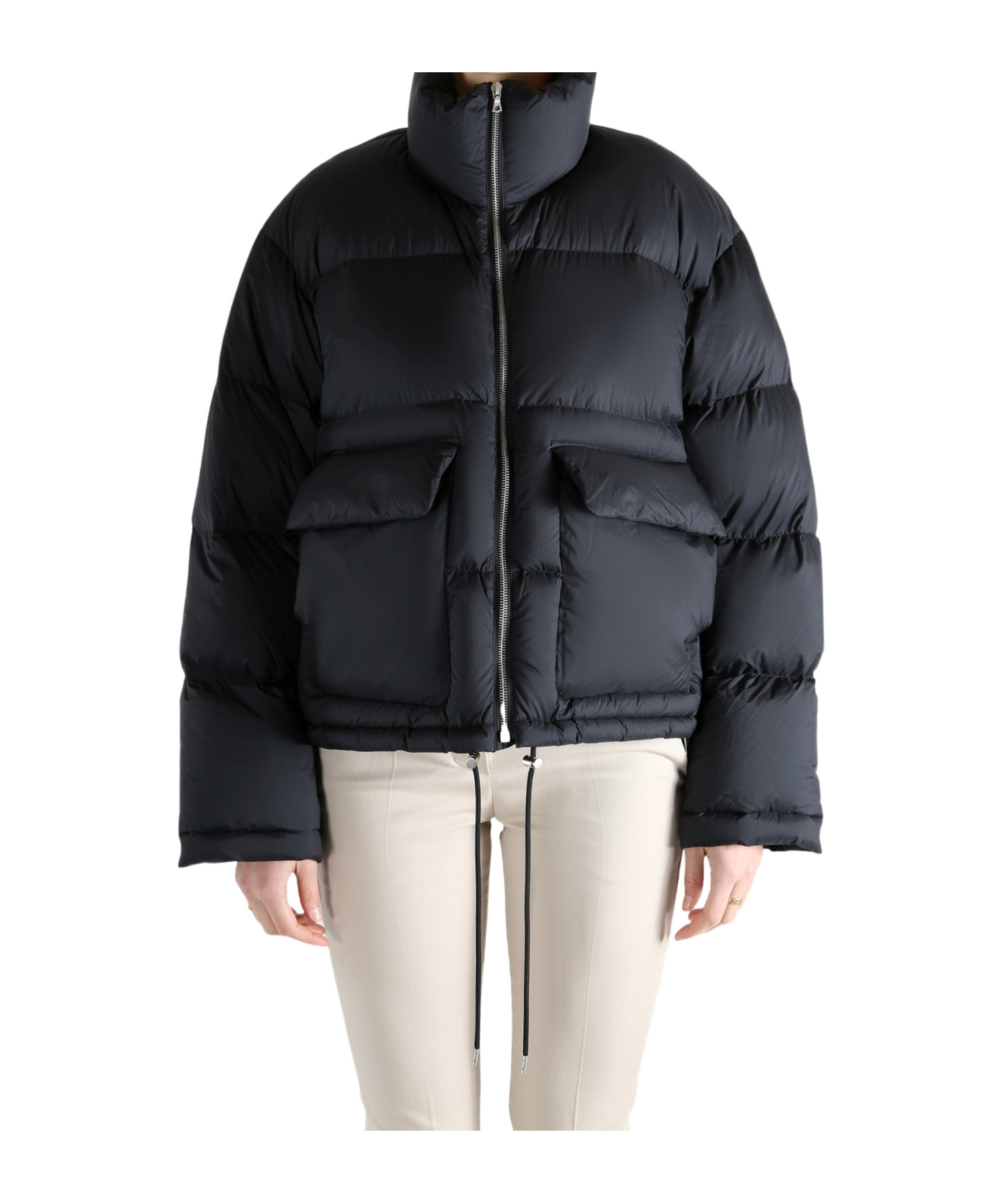 Auralee Super Light Nylon Ripstop Down Blouson In Black