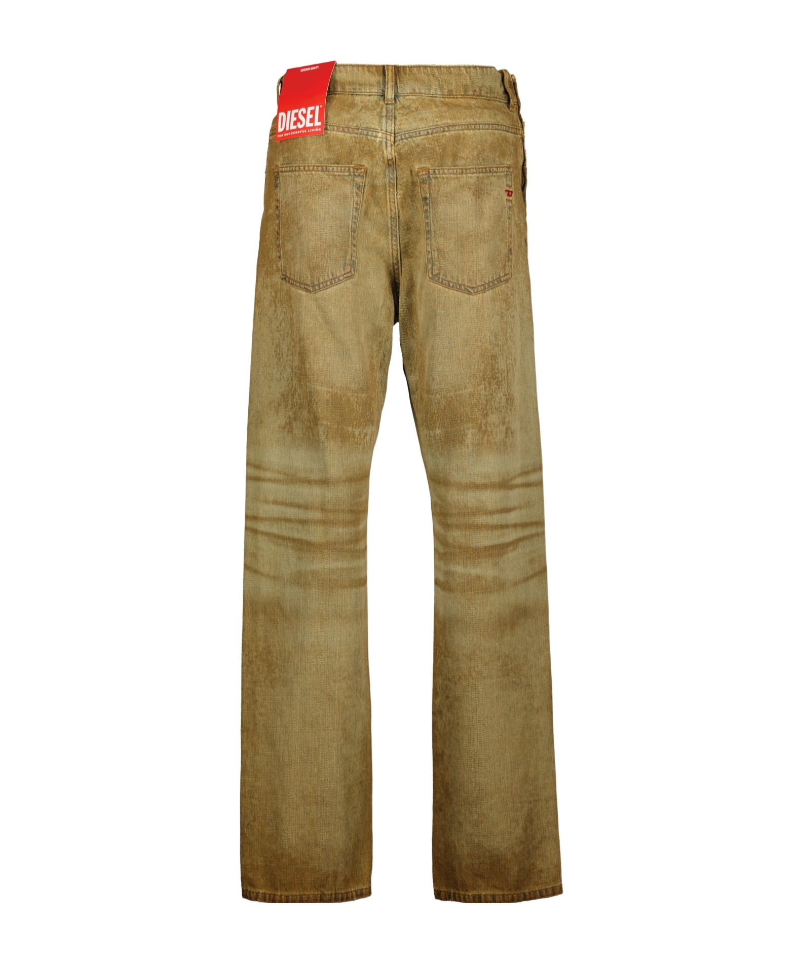 Diesel Belt-loop Jeans In Green
