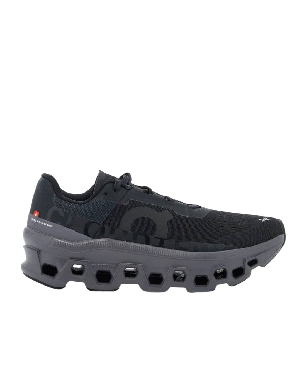 On Running Cloudmonster Mesh Low-top Sneakers In Black