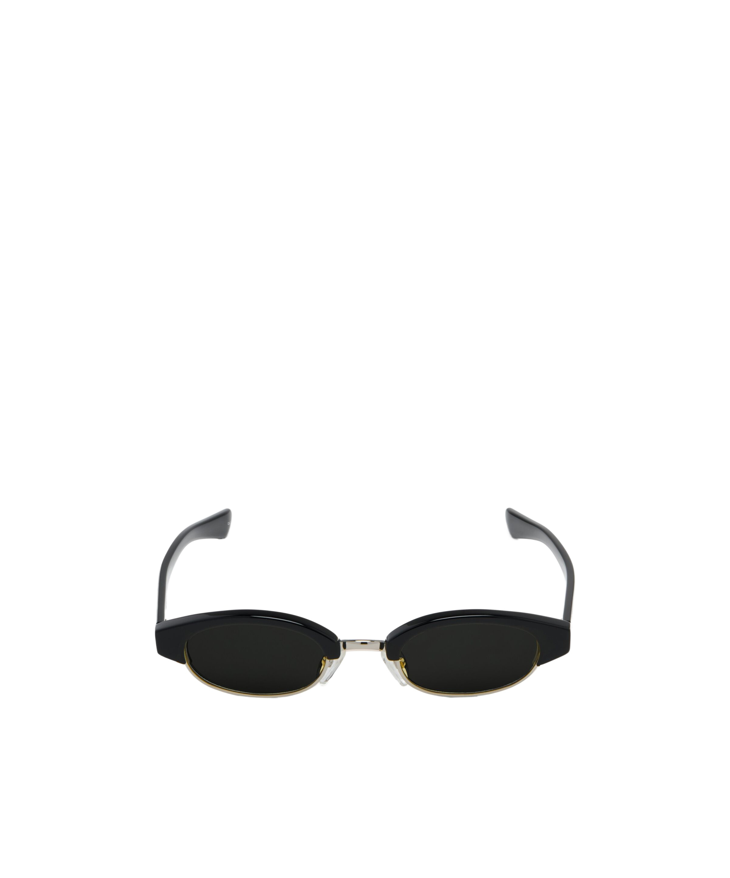 Alexander Mcqueen Oval Sunglasses In Black