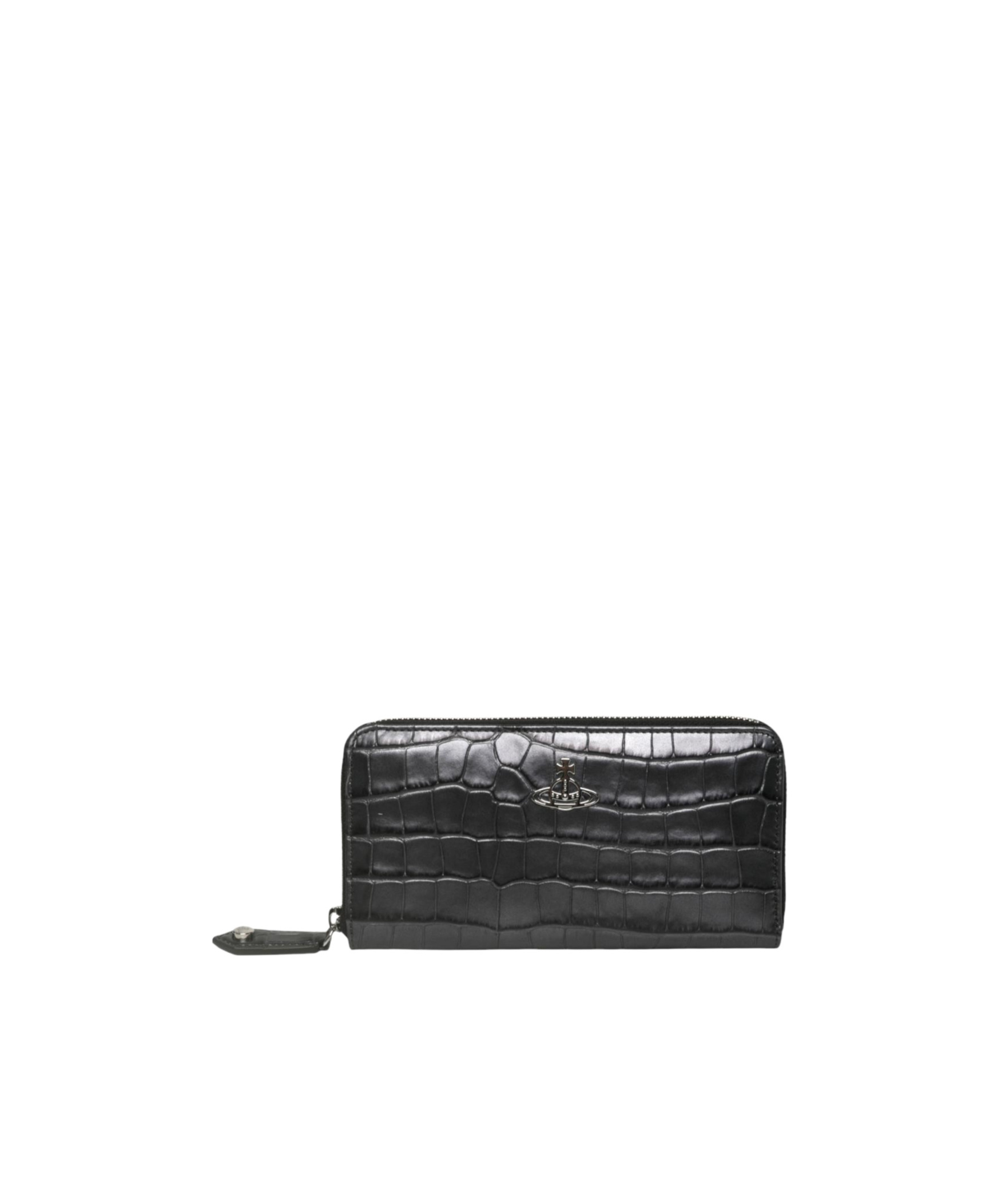 Vivienne Westwood Embossed Wallet In Black
