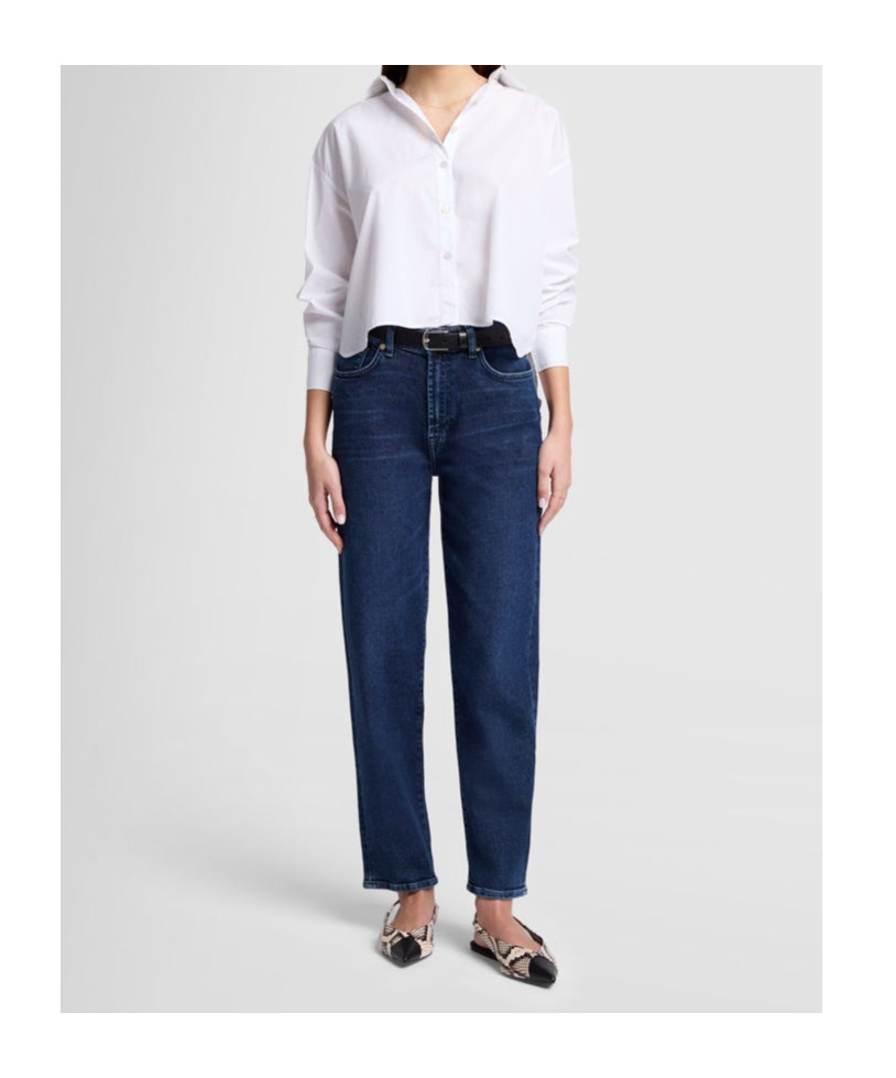 7 For All Mankind Belt-loop Jeans In Blue
