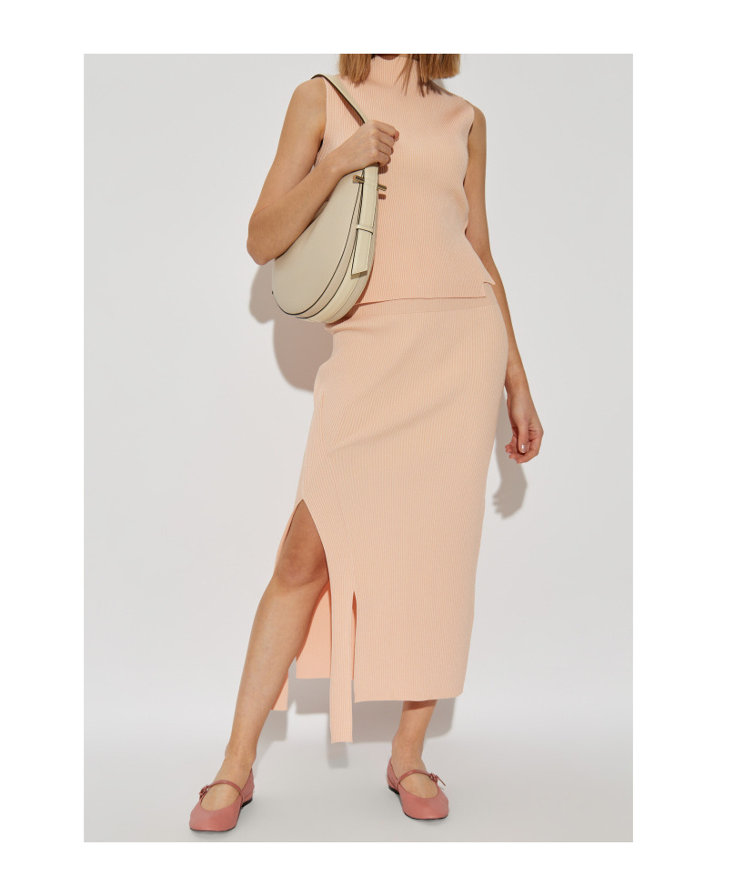 VICTORIA BECKHAM RIBBED-KNIT VEST