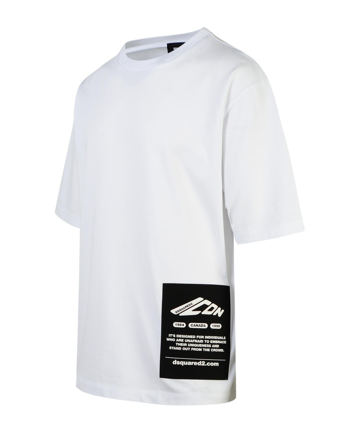 Dsquared2 Logo-print Cotton T-shirt In White
