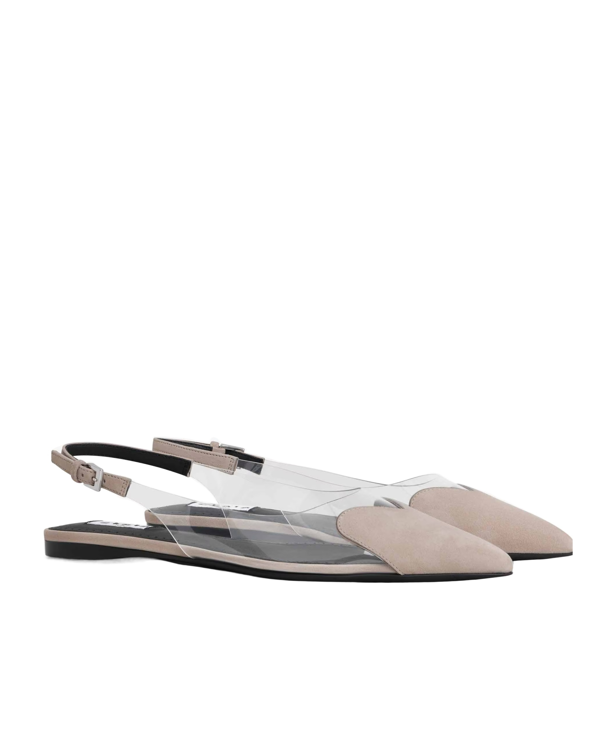 Alaïa Alaia Flat Slingback Le Coeur Lat. Beig In Brown