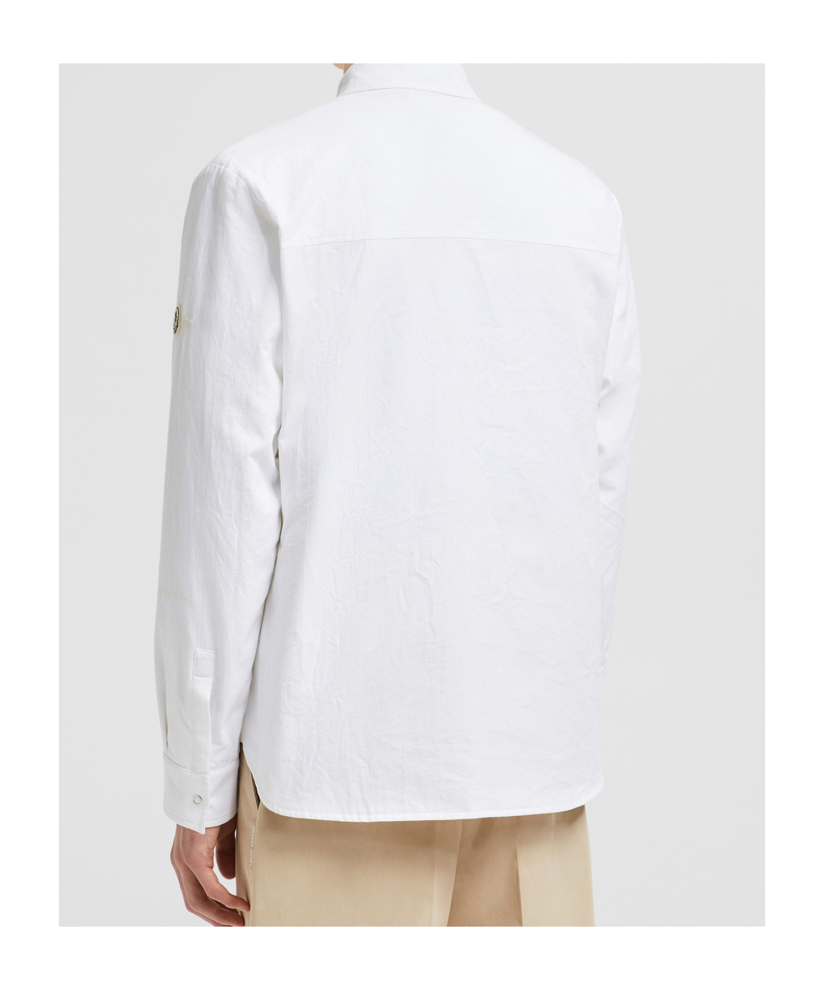 Moncler White Overshirt In White