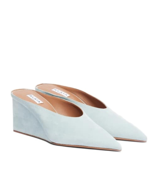 Alaïa Pegged Heel High-heeled Sandals In Blue