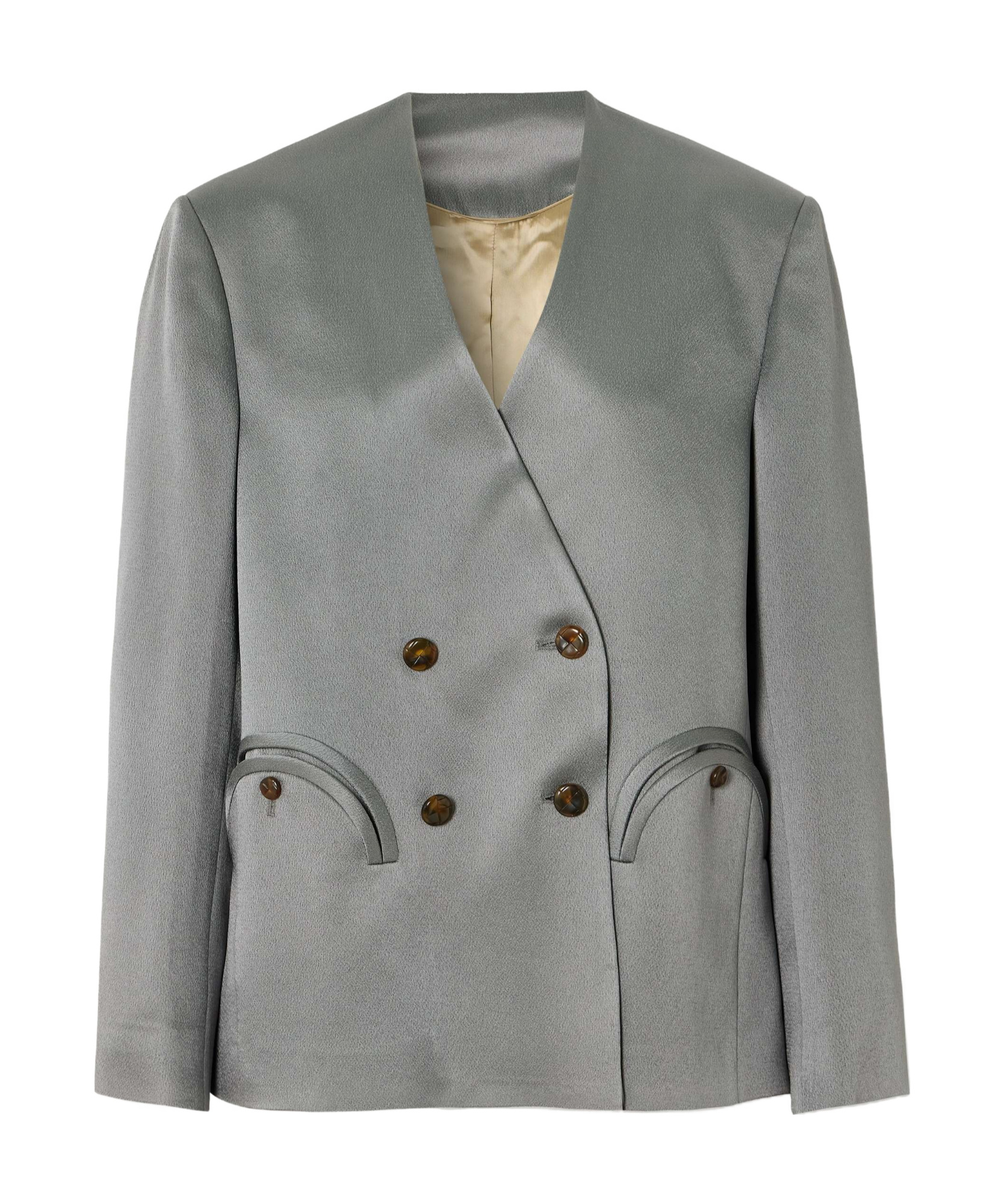 Blazé Milano Long-sleeved Suit Coat In Green