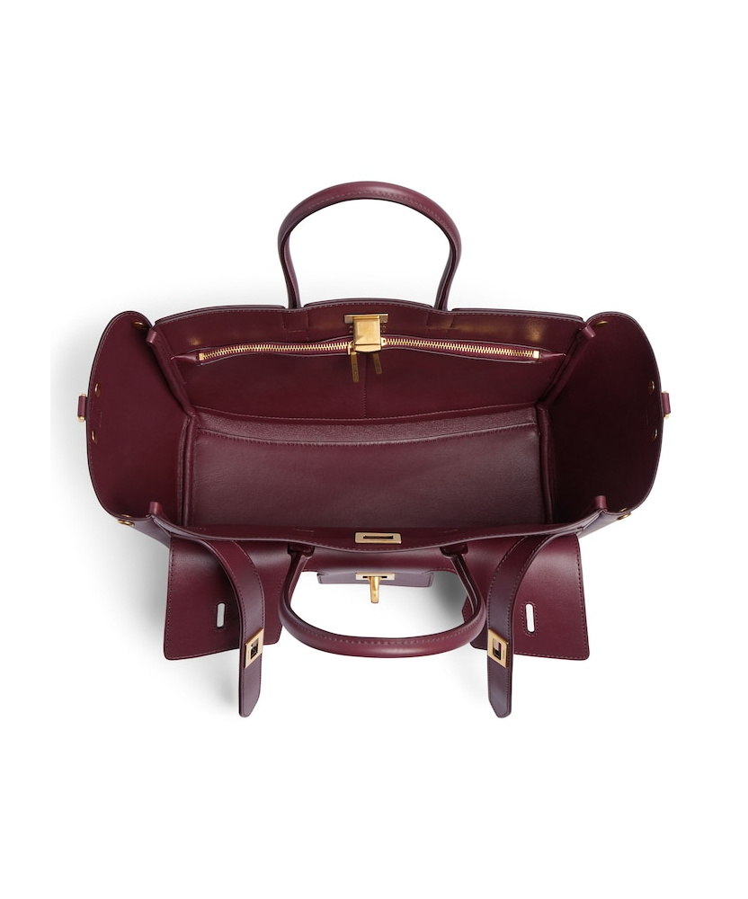 Balenciaga Bel Air Small Carry All Bag In Red