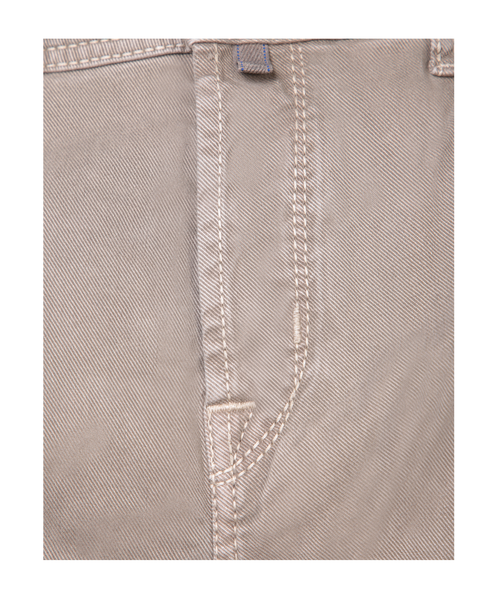 Jacob Cohen Linen And Cotton Trousers In Beige