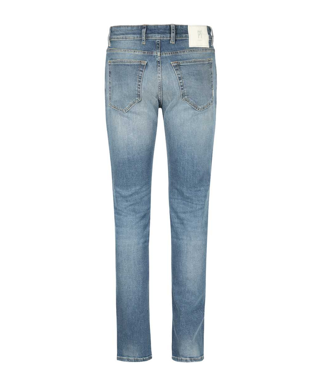 Pt Torino Logo Jeans In Blue
