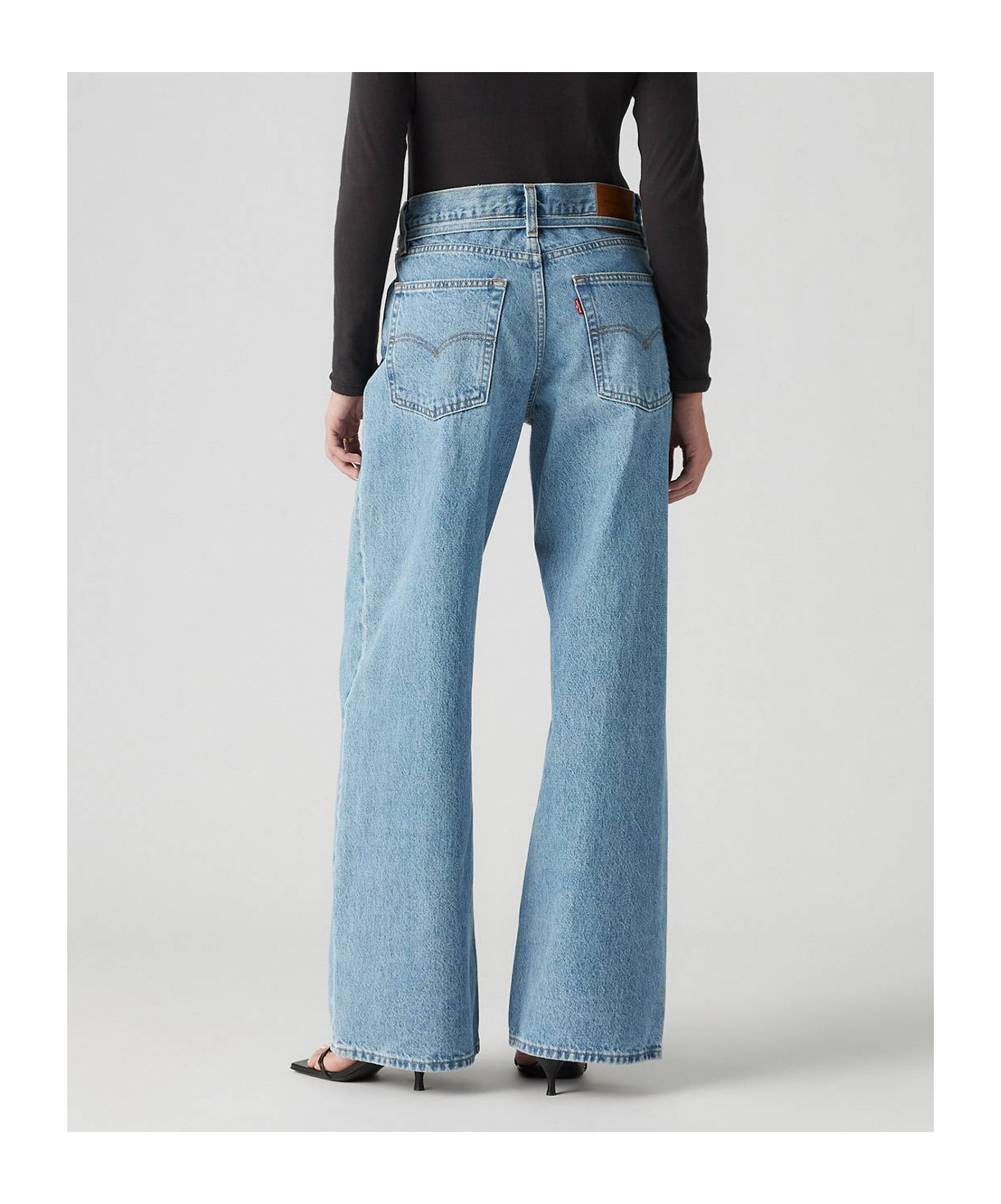 Shop Levi's Five-pocket Jeans In Blue