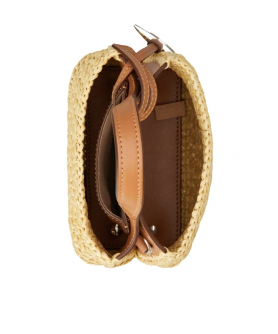 Tod's Micro Woven Basket Bag In Nude