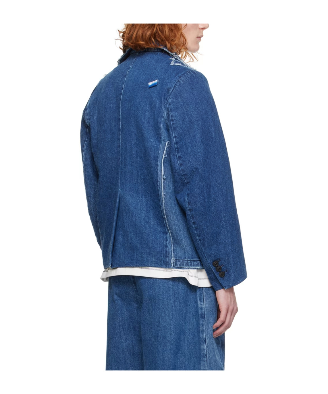 Ader Error Alviat Suit Coat In Blue