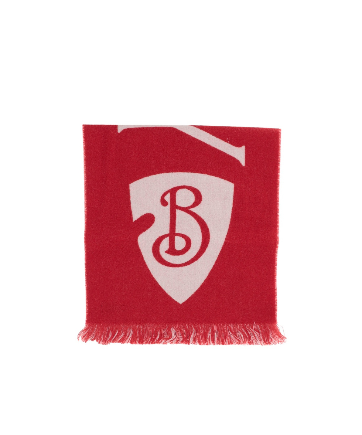 Burberry Logo-jacquard Scarf In Red