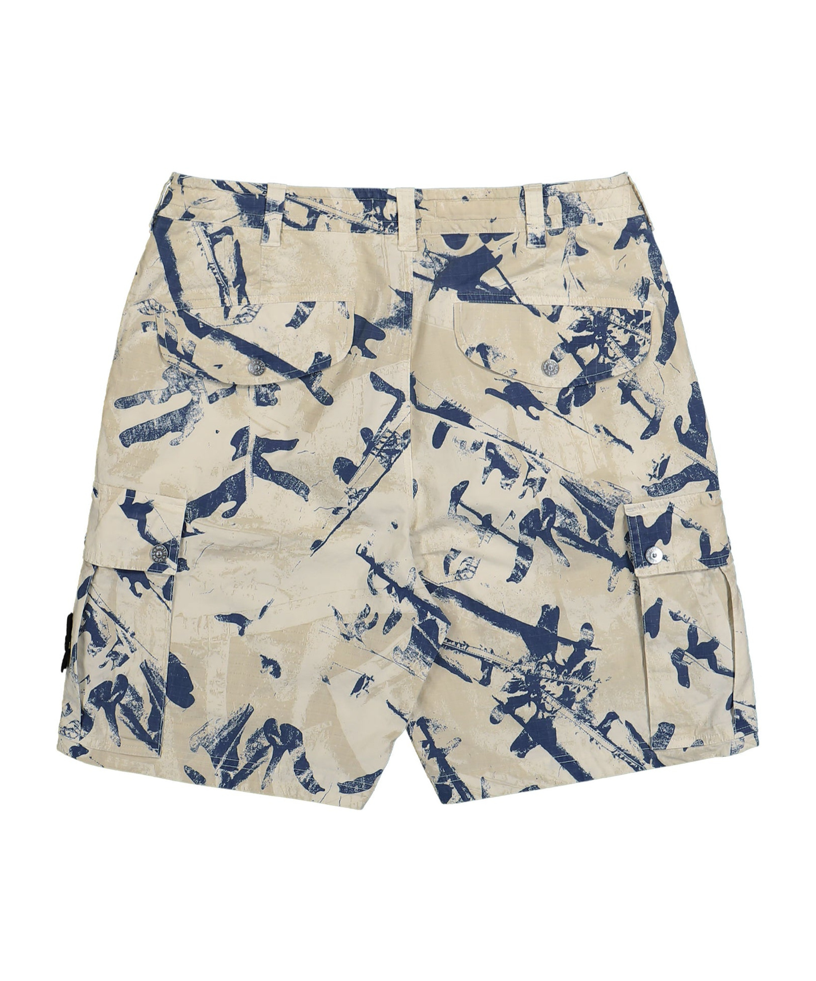 Stone Island Cotton Shorts In Nude