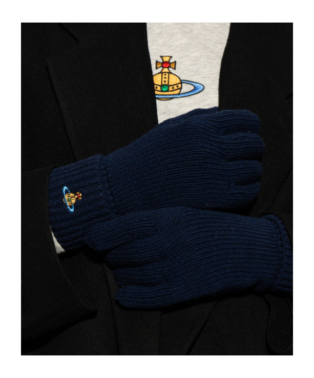 Vivienne Westwood Logo-embroidered Gloves