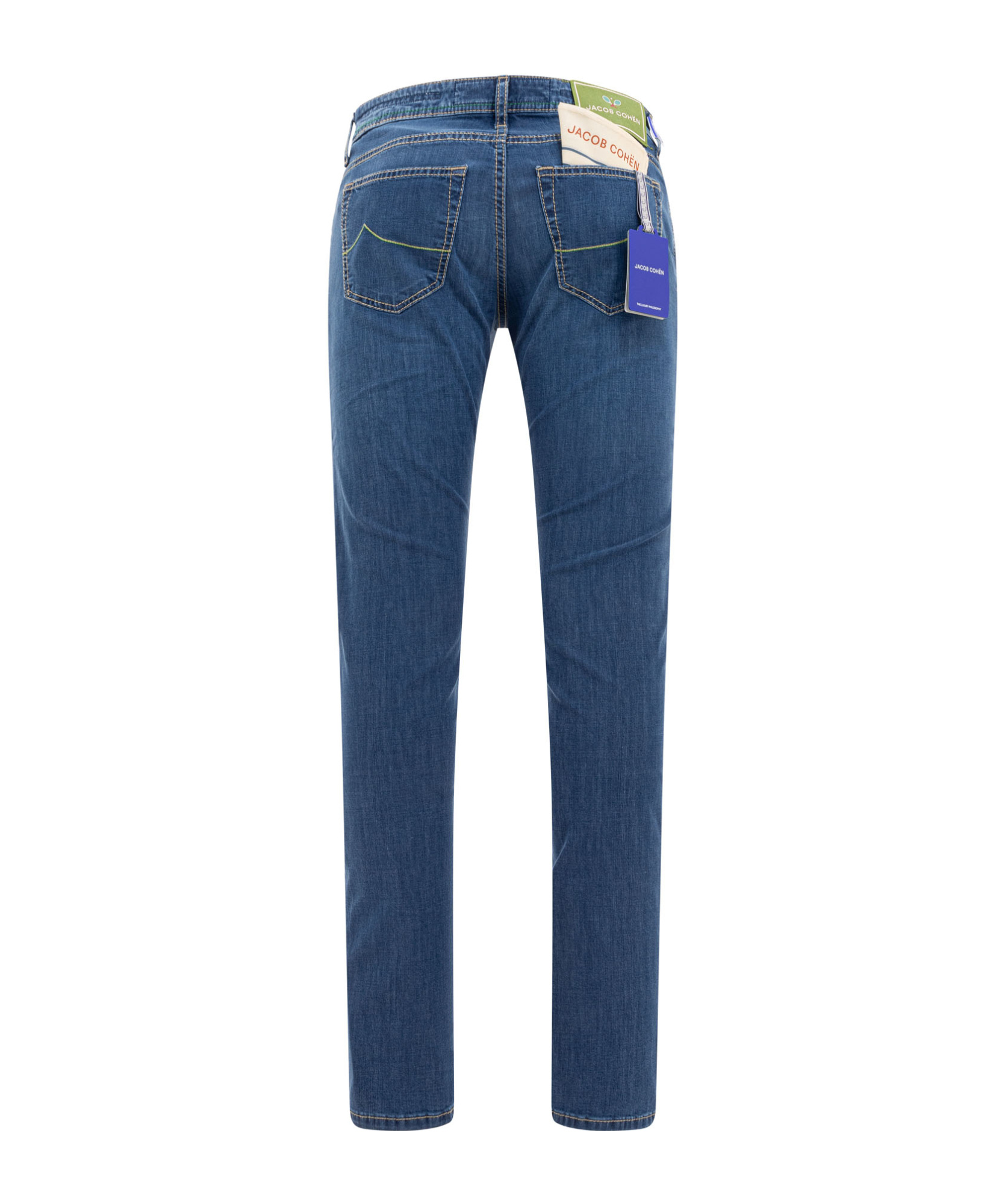 Jacob Cohen Belt-loop Jeans In Blue