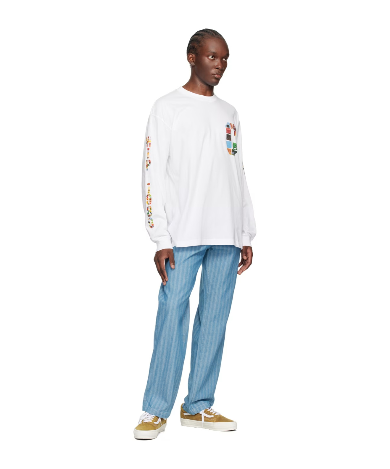 Carhartt Machine 89 Long-sleeved T-shirt In White