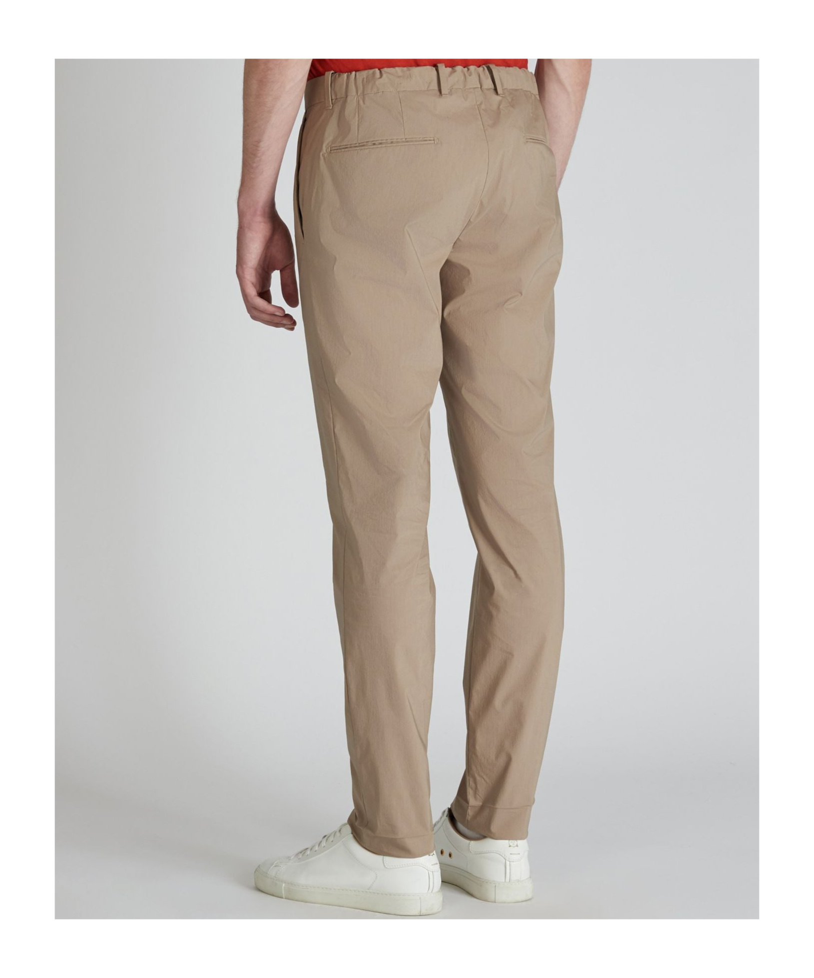Incotex Belt Loop Track Pants In Nude