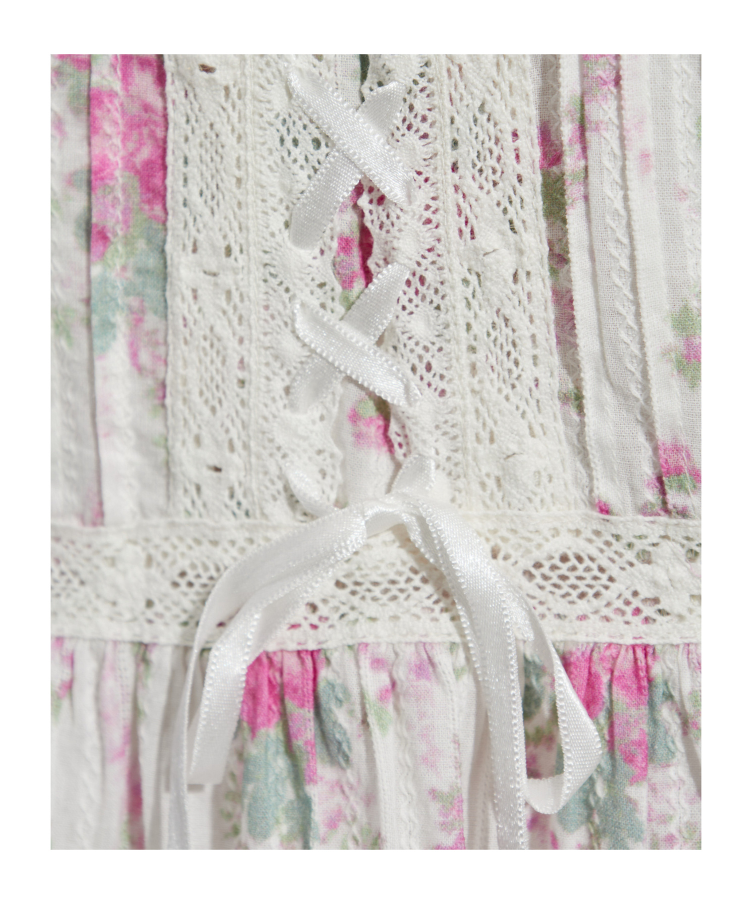 Loveshackfancy Rose-print Mini Skirt