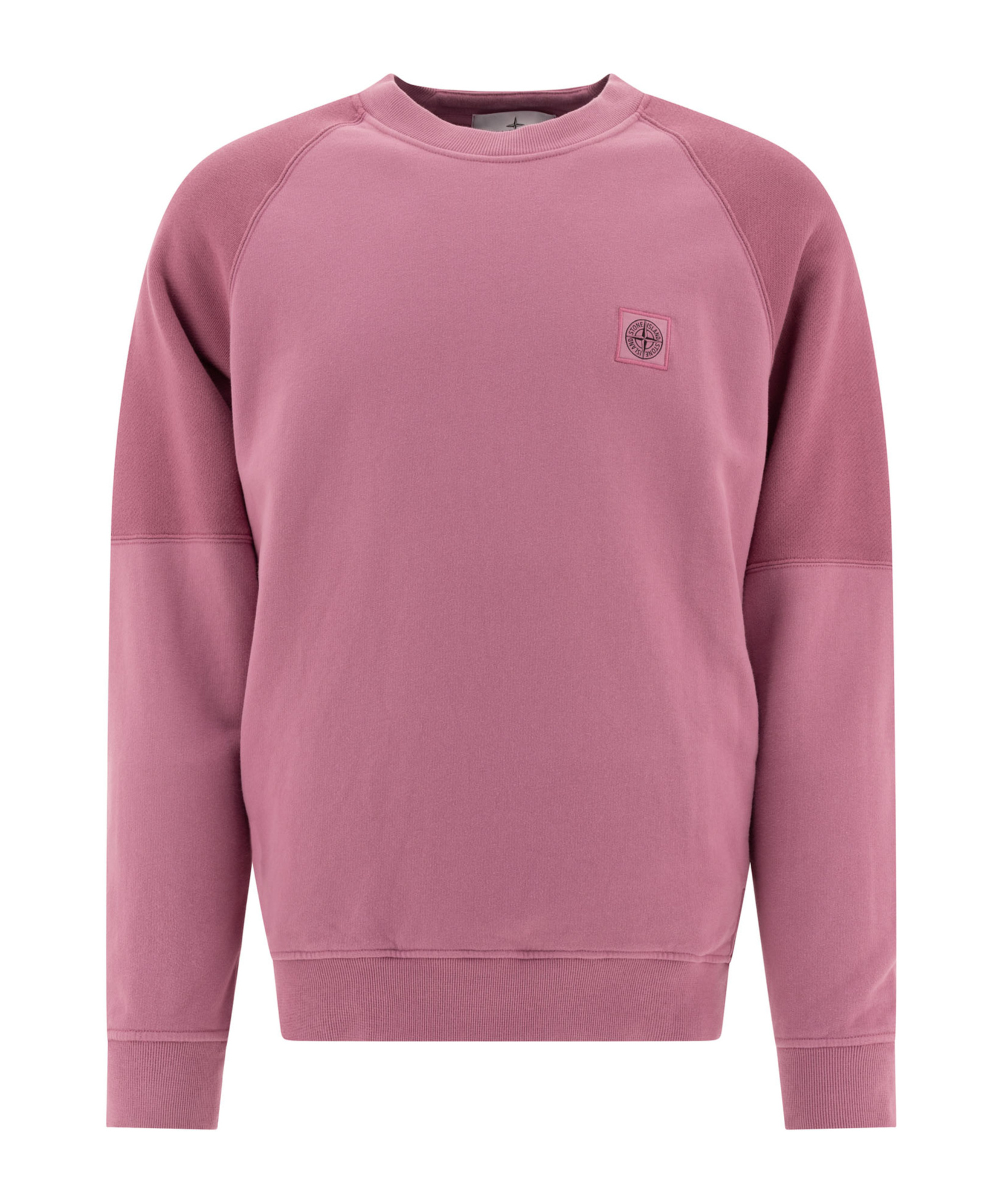 Stone Island Long-sleeved Sweater In Pink