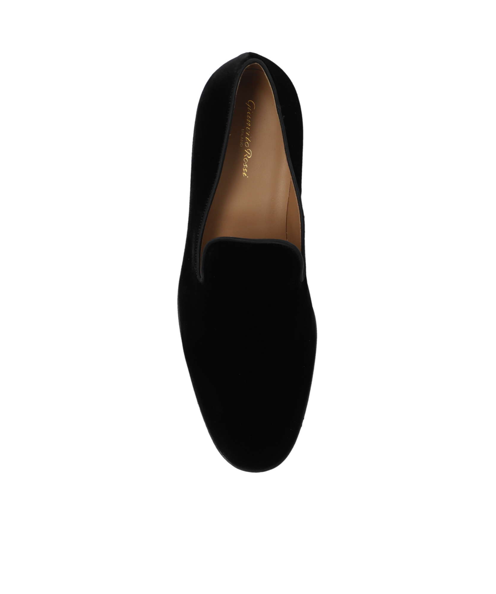 Gianvito Rossi Jean Velvet Loafers In Black