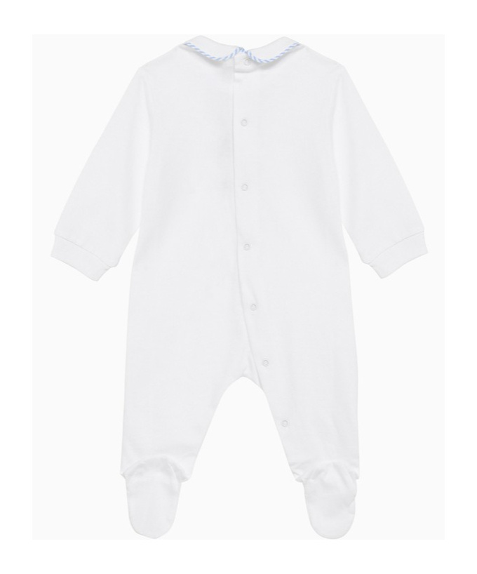 Il Gufo Bear-patch Pyjamas In White