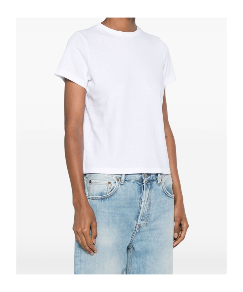 Khaite Devra Cotton Blend Jersey T-shirt In White