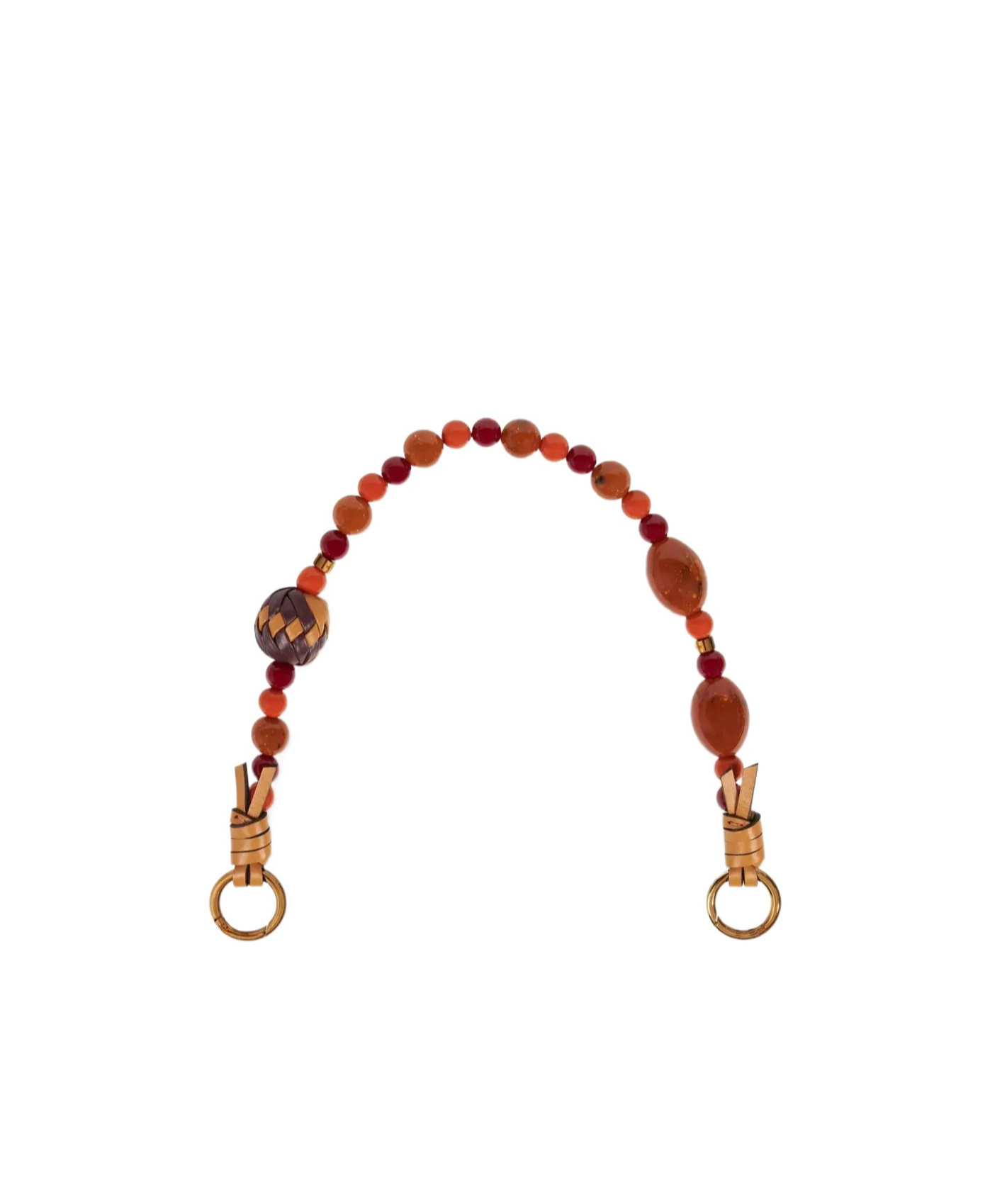 Etro Bag Handle With Marbles In Brown