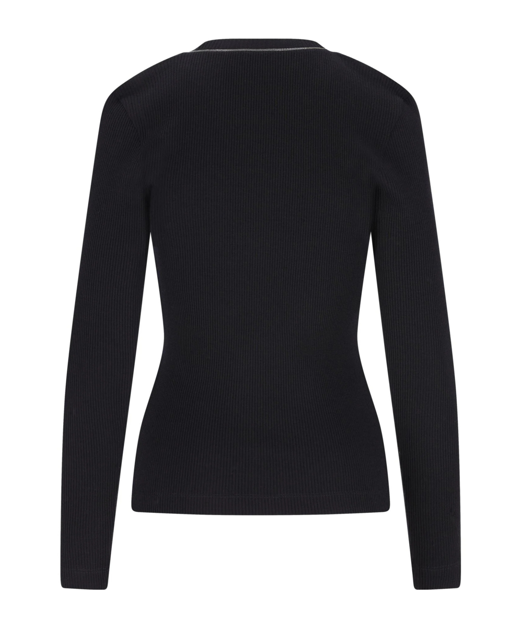 Brunello Cucinelli Long Sleeve Sweater In Black