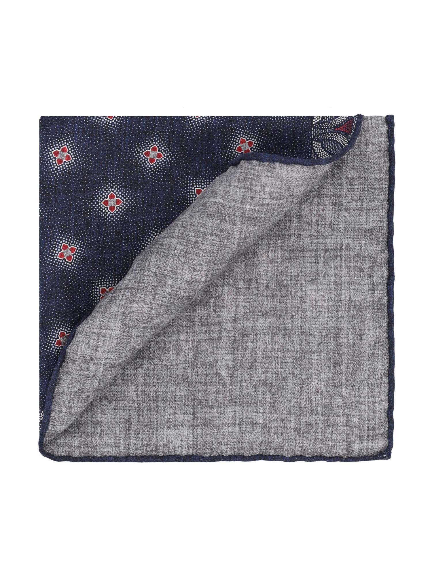 Brunello Cucinelli Square Pocket Square In Blue