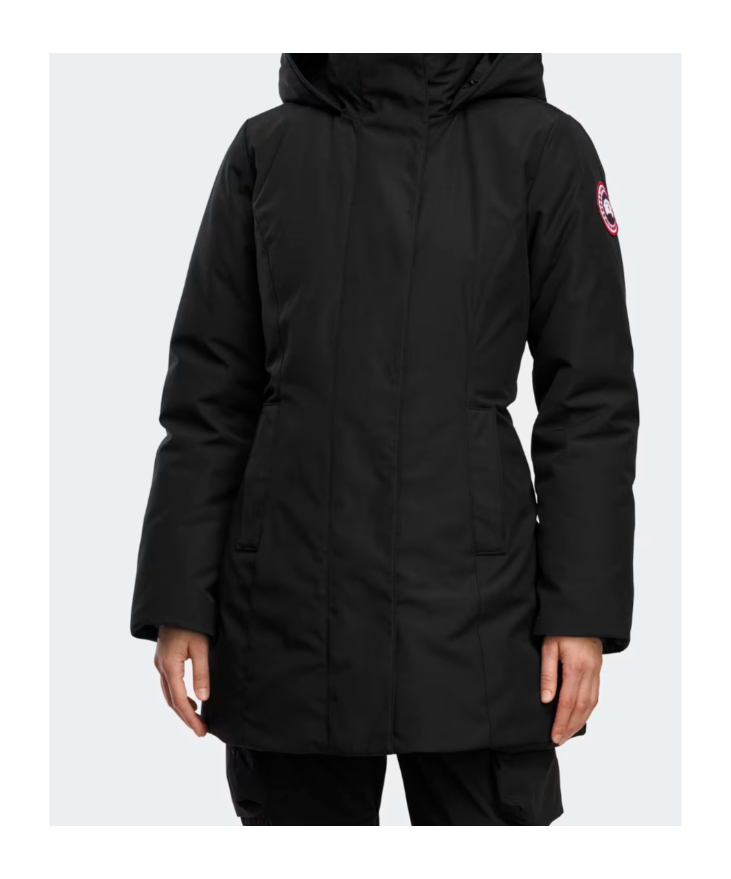 Canada Goose Leslie Hooded Down Parka In Black