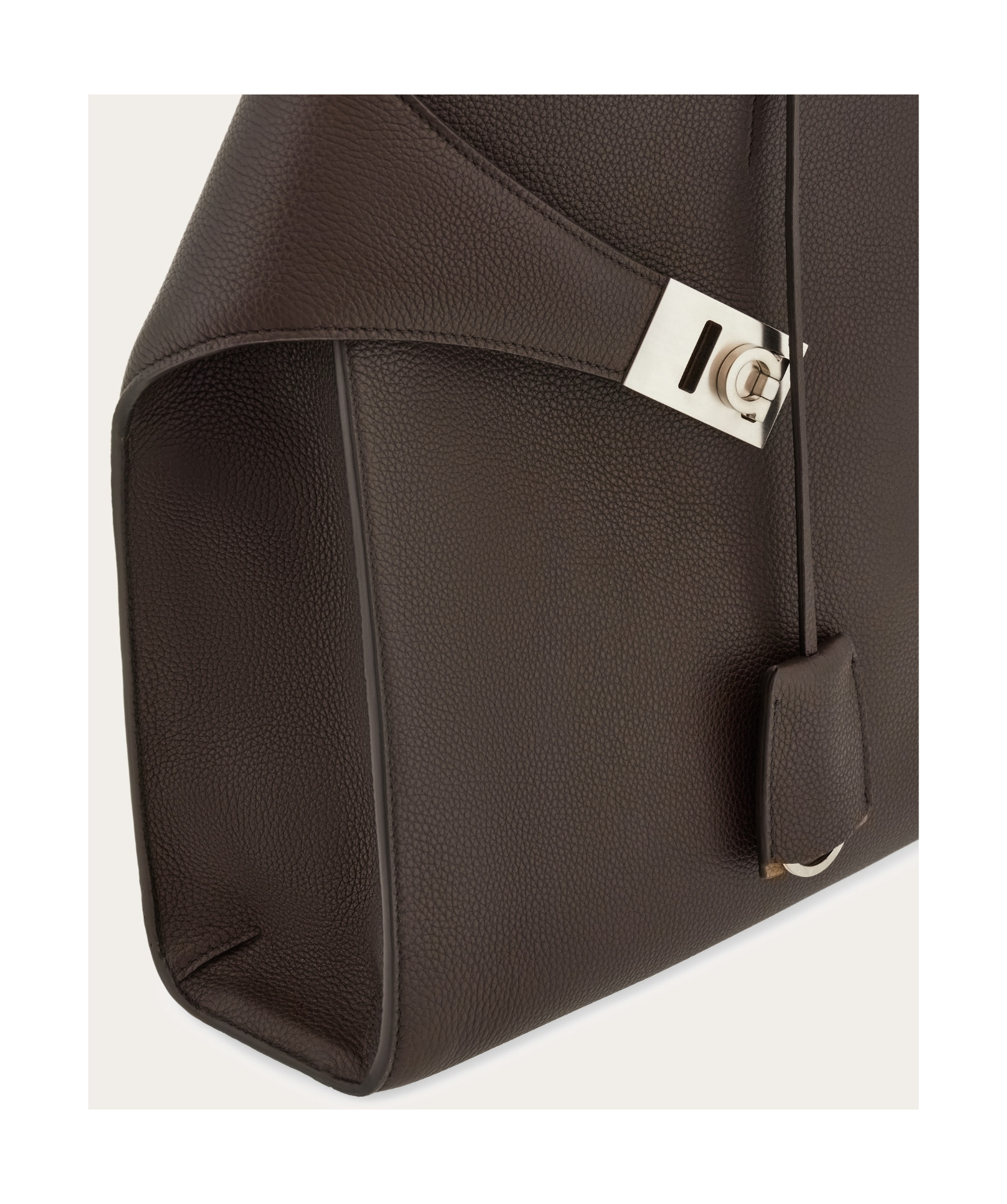Ferragamo Hug Briefcase In Black