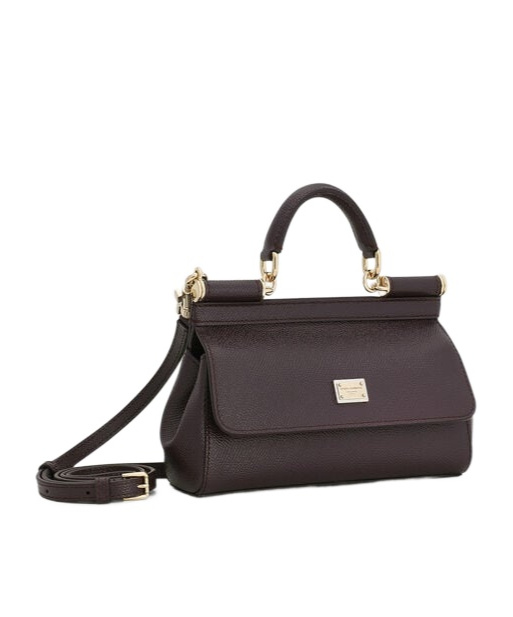 Dolce & Gabbana Flip Shoulder Bag In Black