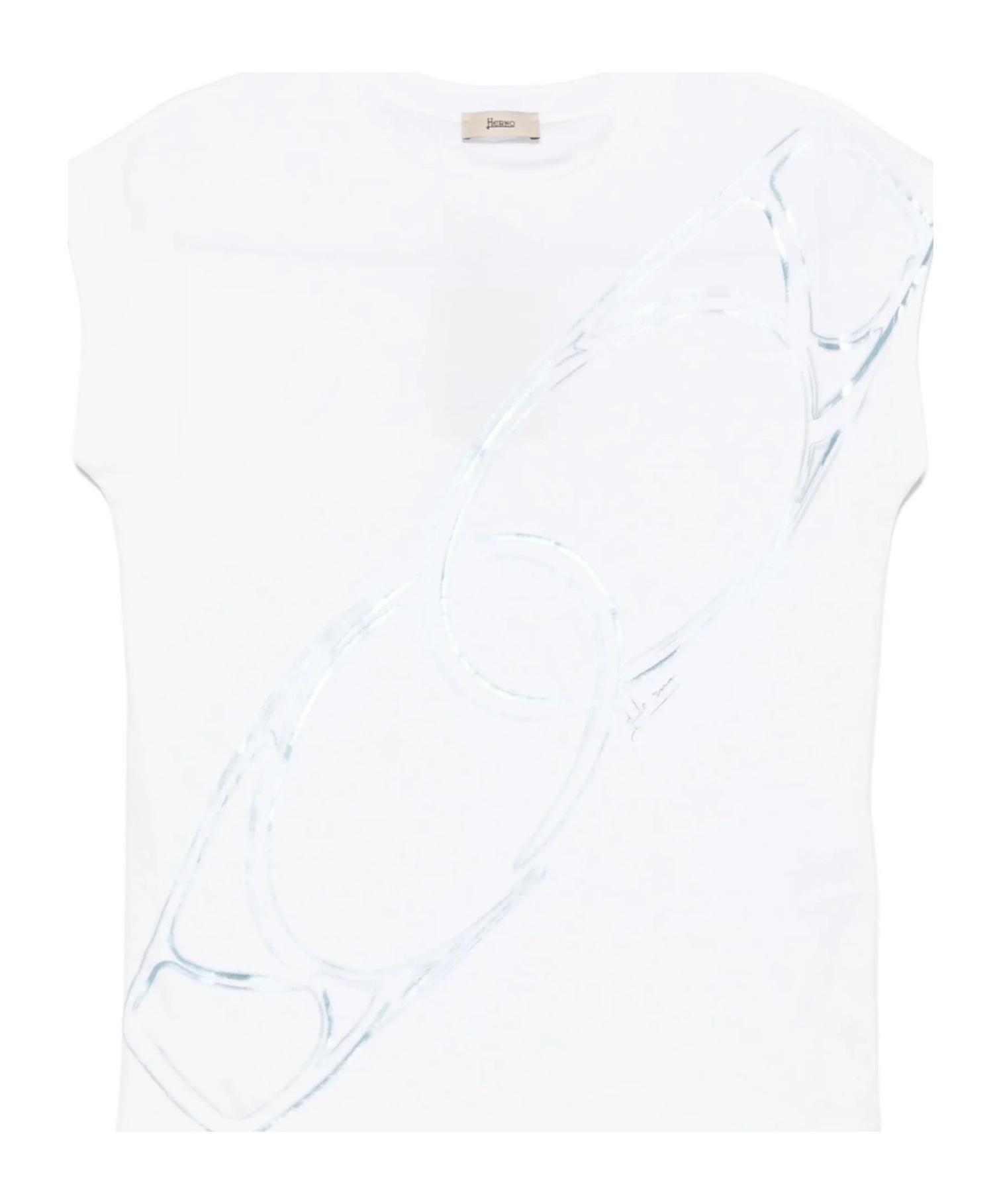 Herno Carabiner-print T-shirt In White