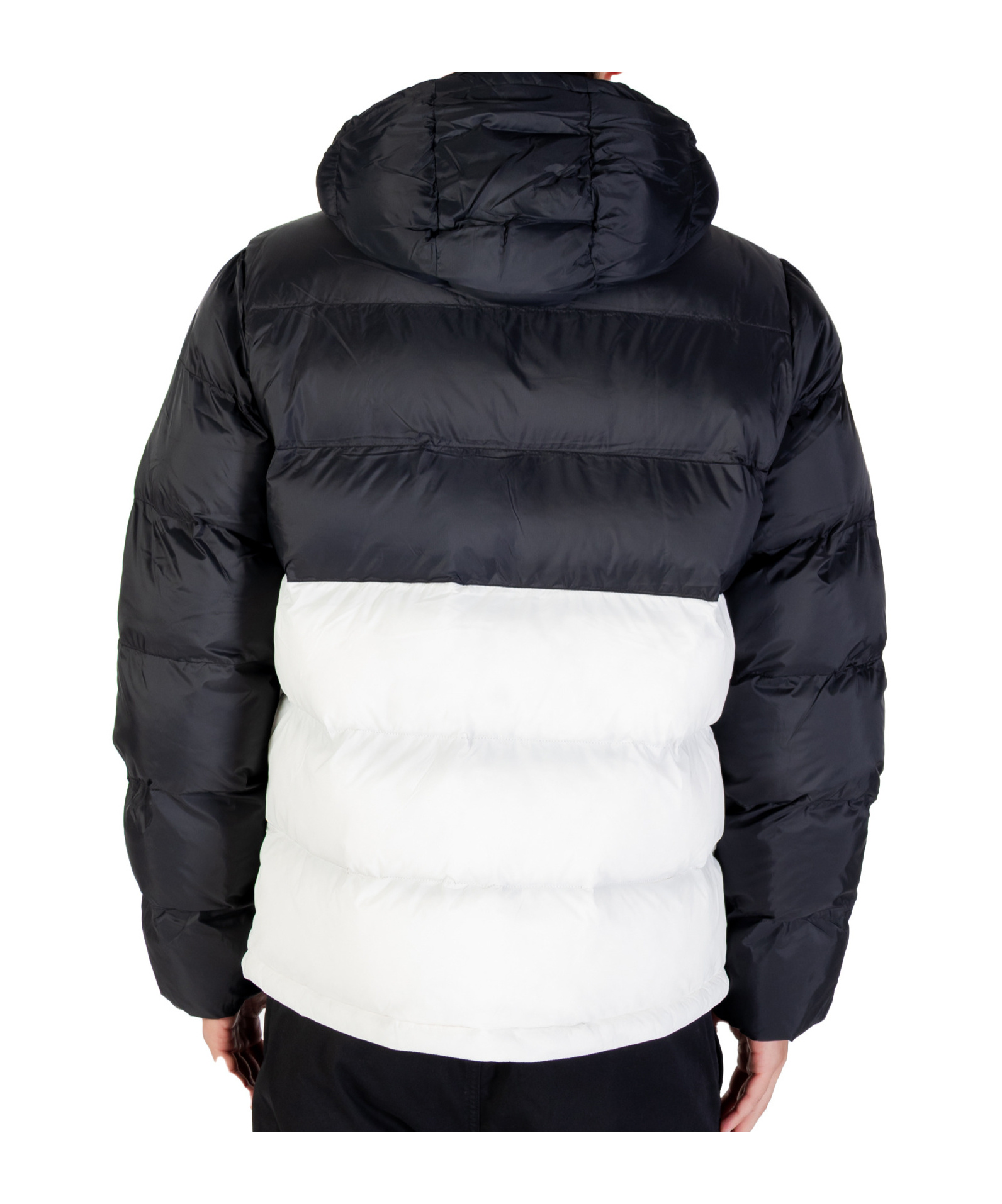 Calvin Klein Jeans Est.1978 Hooded Down Jacket In Black