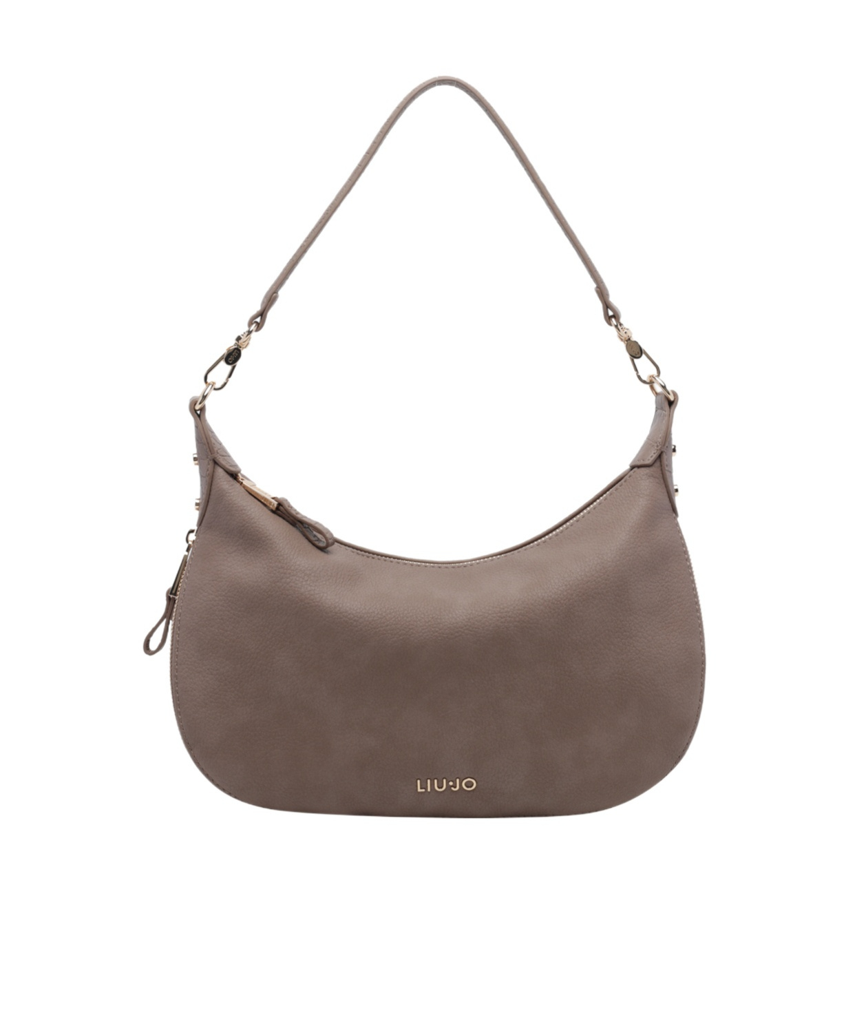 Liu •jo Liu Jo Logo Hobo Shoulder Bag In Brown