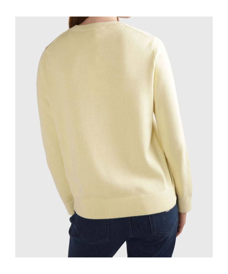 Tommy Hilfiger Round Neck Sweater In Nude