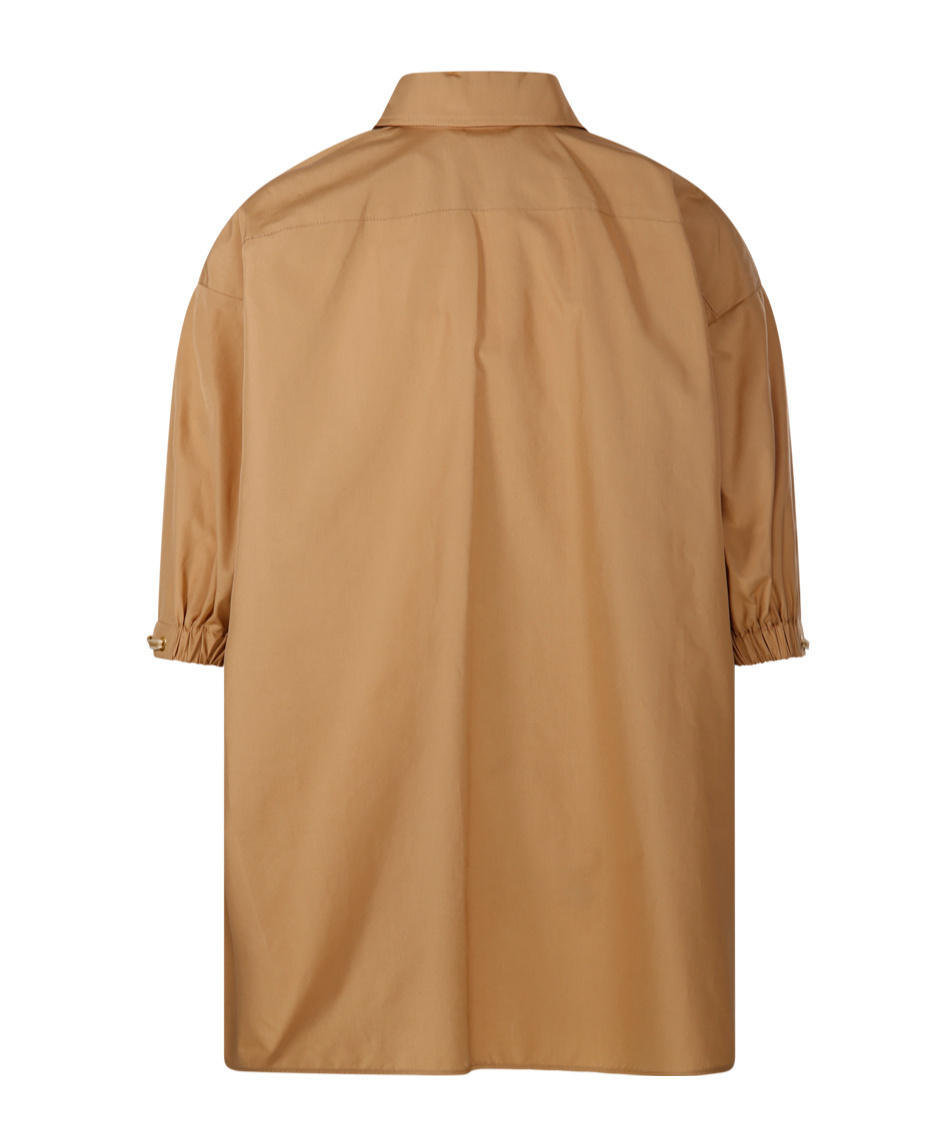 Max Mara Teano Oversized Shirt In Nude