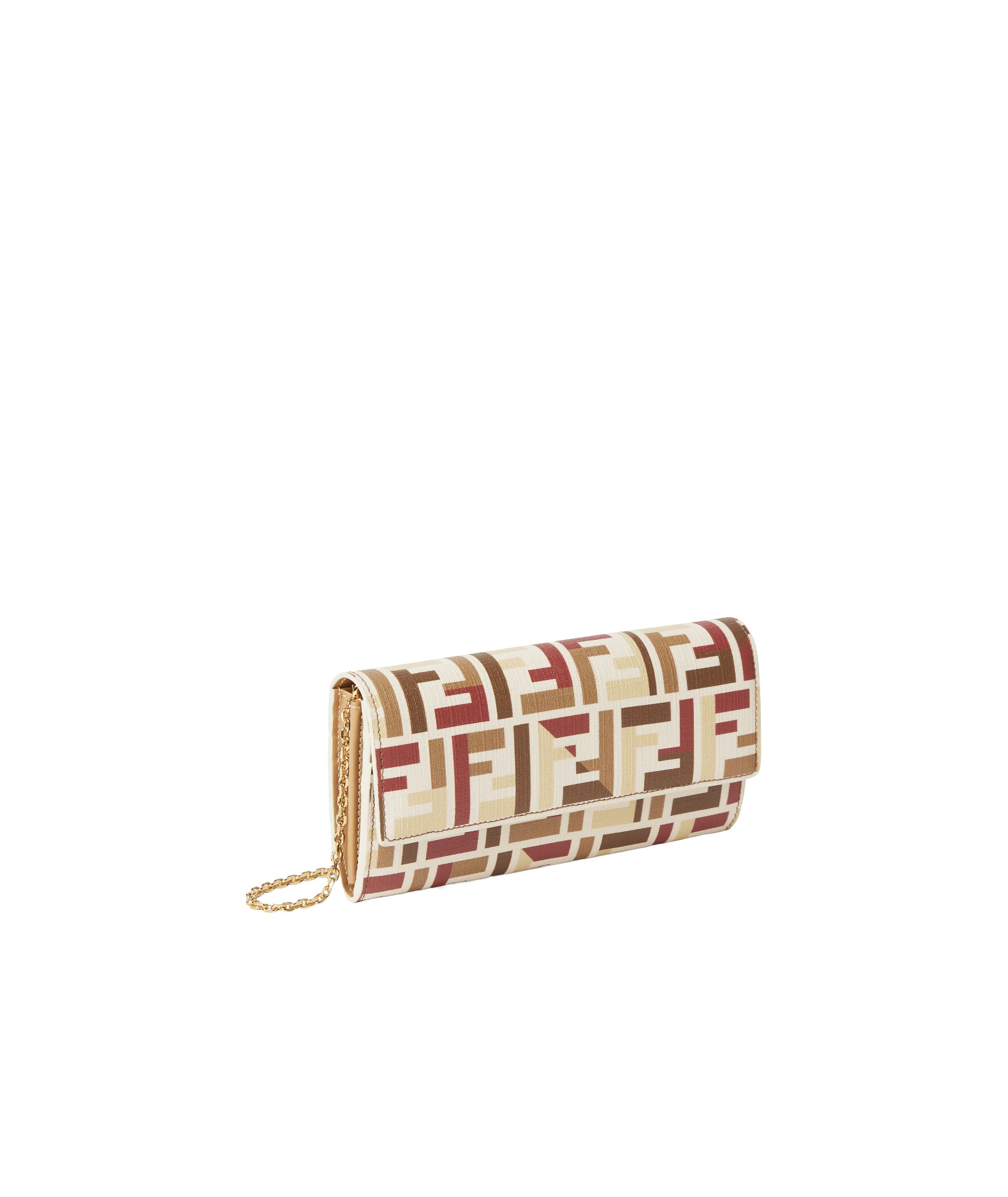 Fendi Multicolor Ff Fabric Wallet In Multi