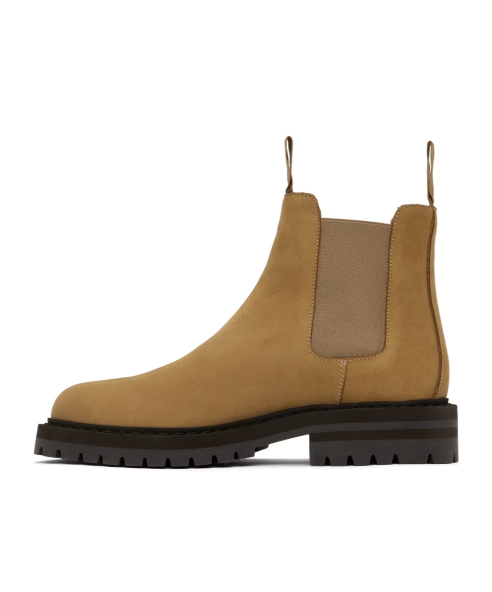 Common Projects Round Elastic Boots In Brown