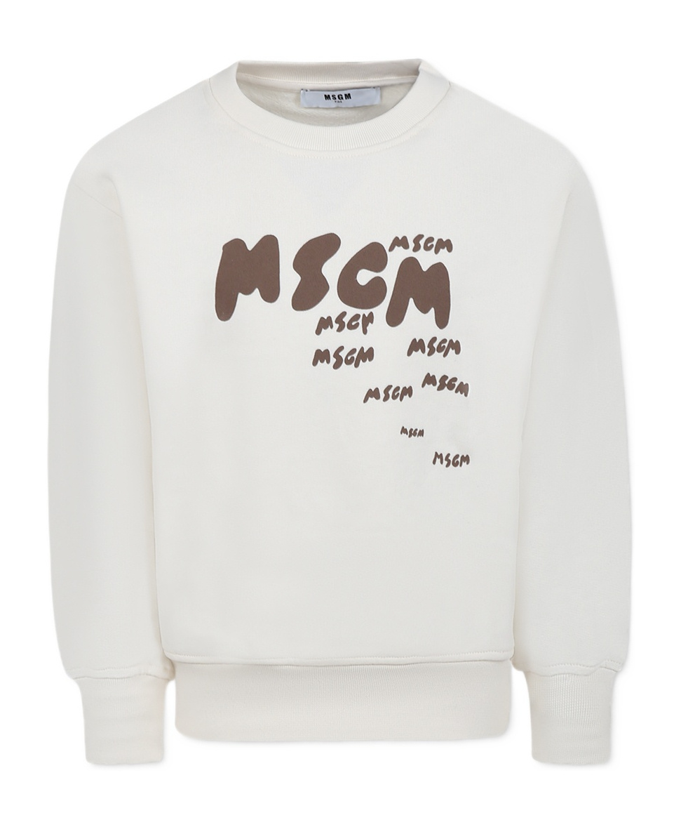 MSGM LOGO-PRINT SWEATSHIRT