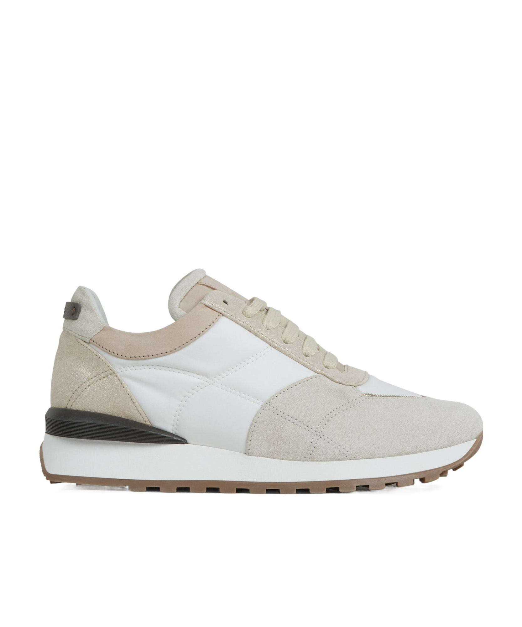 Peserico Glitter-detailing Sneakers In White