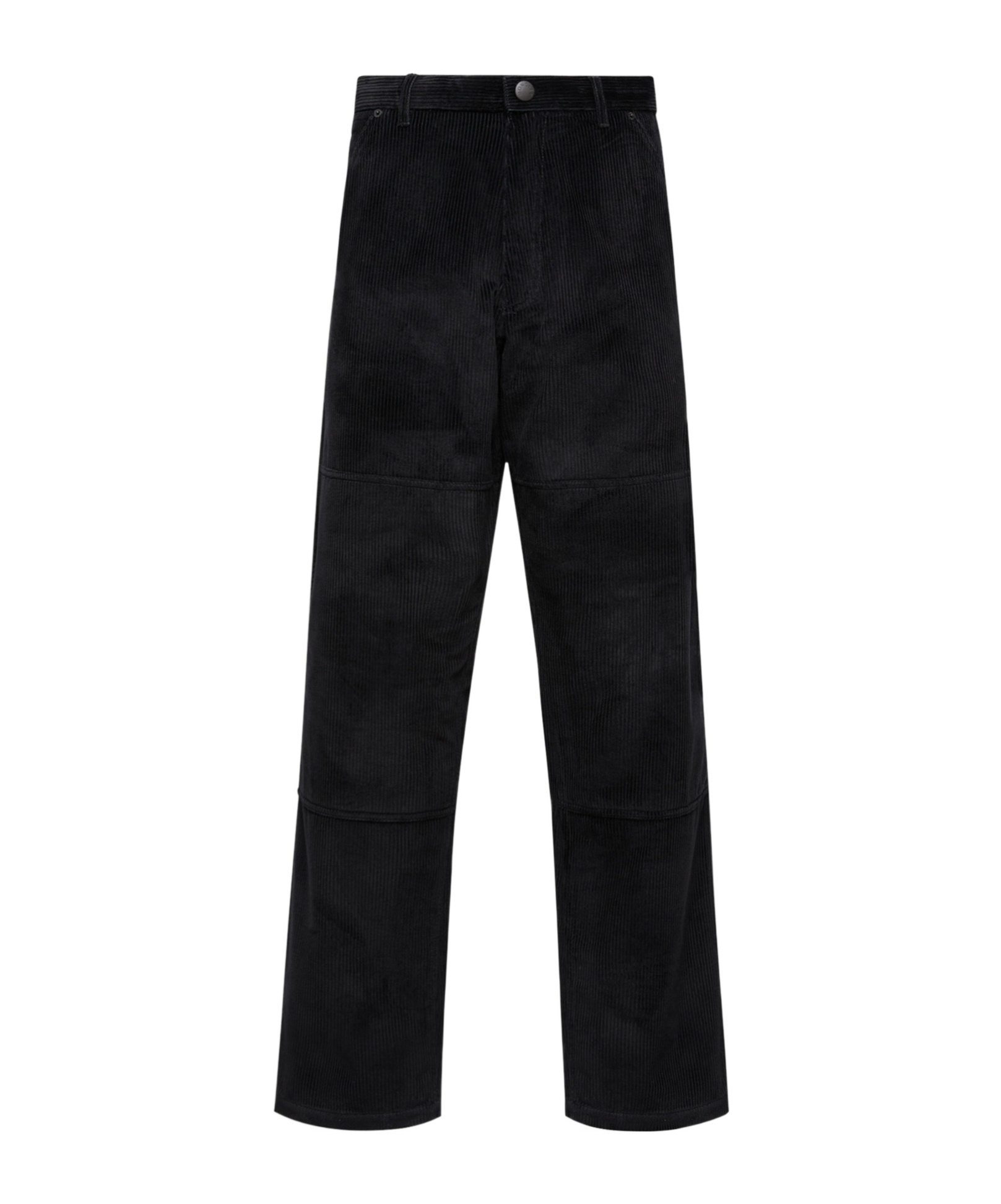 Moncler Corduroy-panel Trousers In Black
