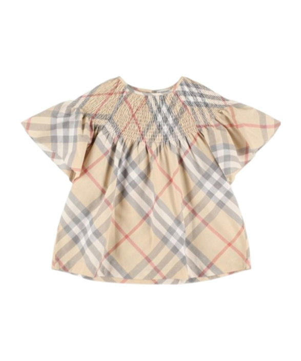 Burberry Check Print Poplin Shirt