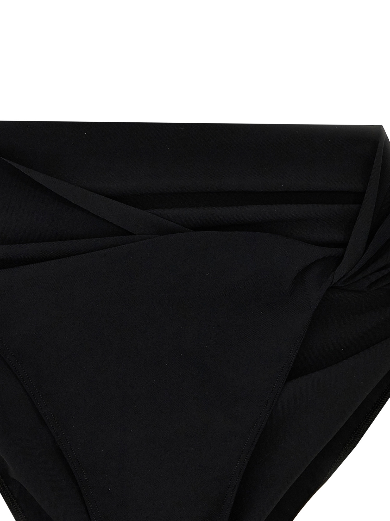 Shop Rick Owens Twist Bikini Bottoms In Black