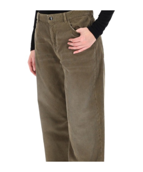 Amish Belt Loop Trousers In Brown