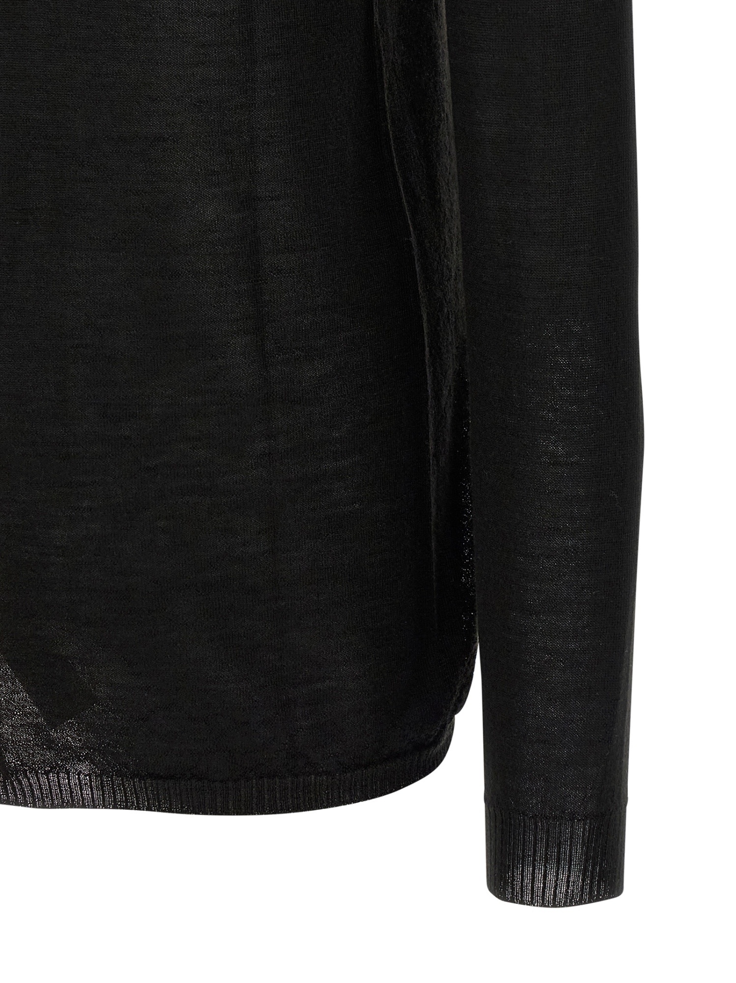 Rick Owens Dark Olive Oversized Level Sweater In Black