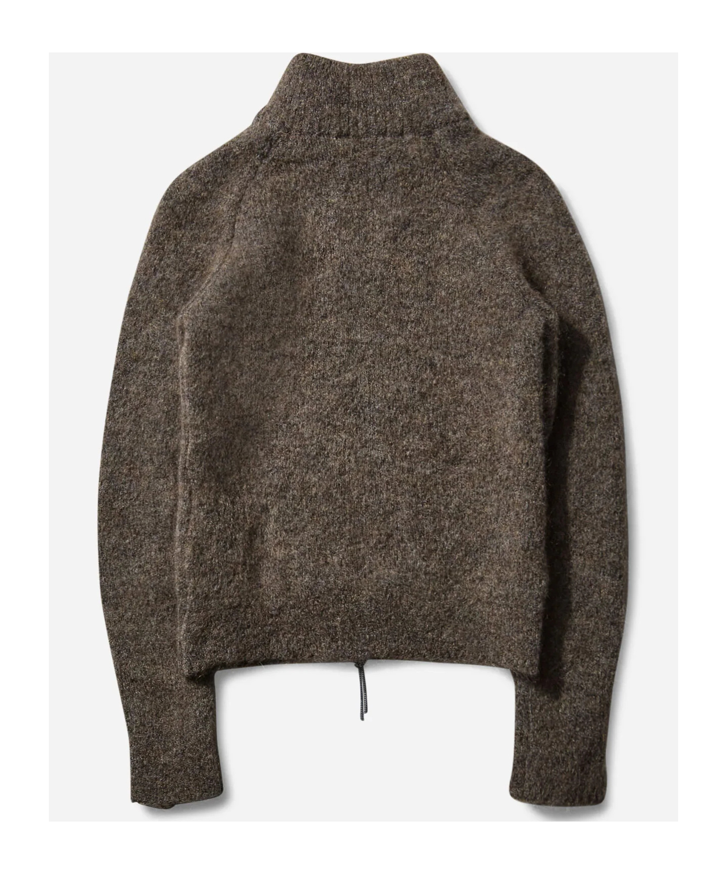 Roa Women S Tasna Mohair Zip Up Sweater Dark Taupe In Brown